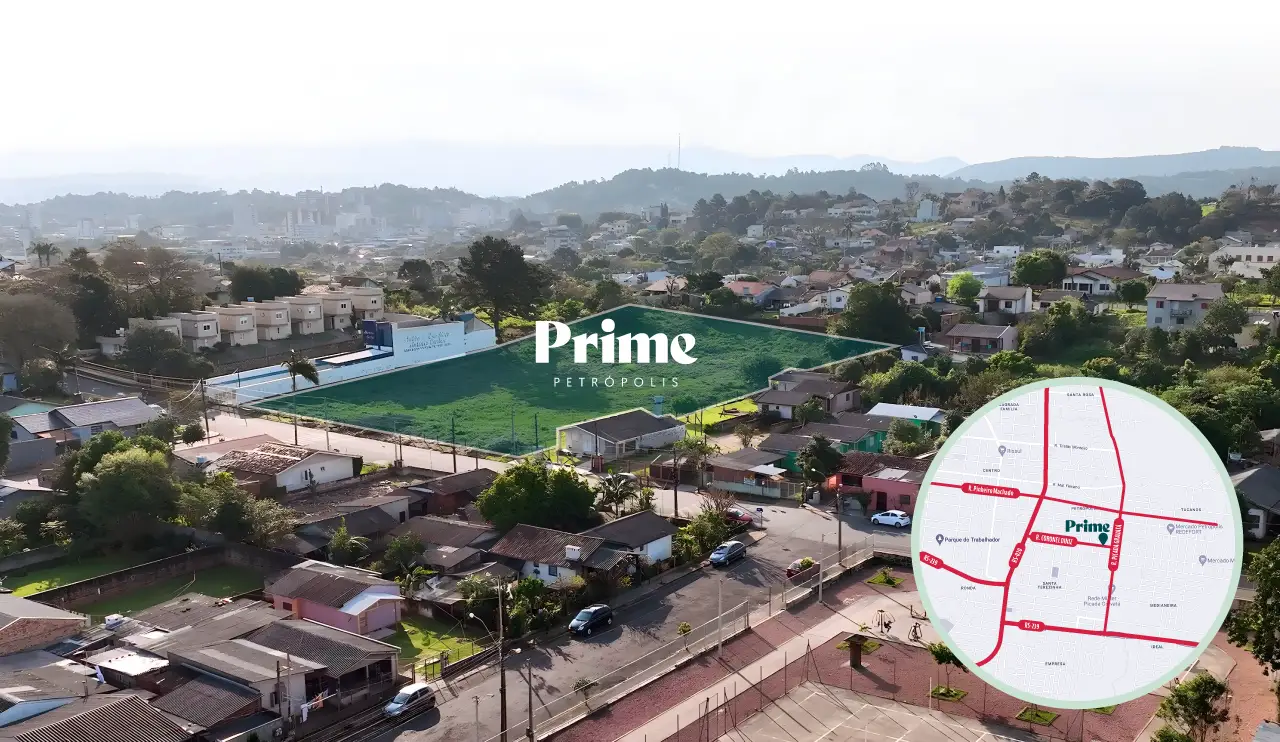 Localização do Prime Petrópolis